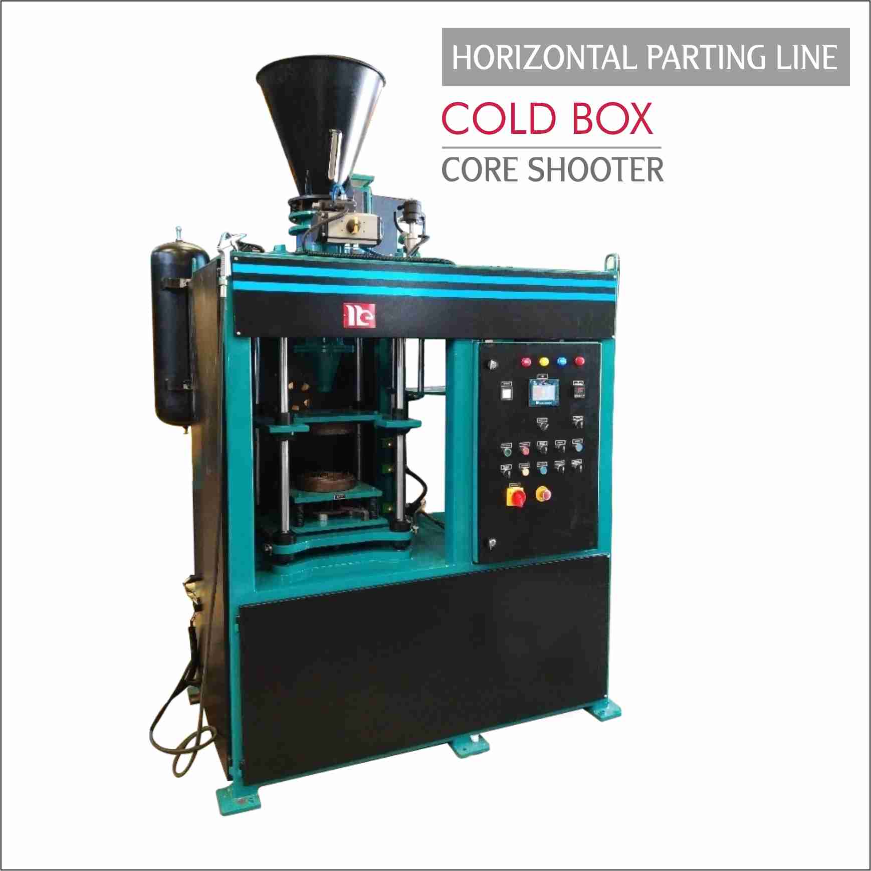 HORIZONTAL PARTING LINE COLD BOX CORE SHOOTER 2