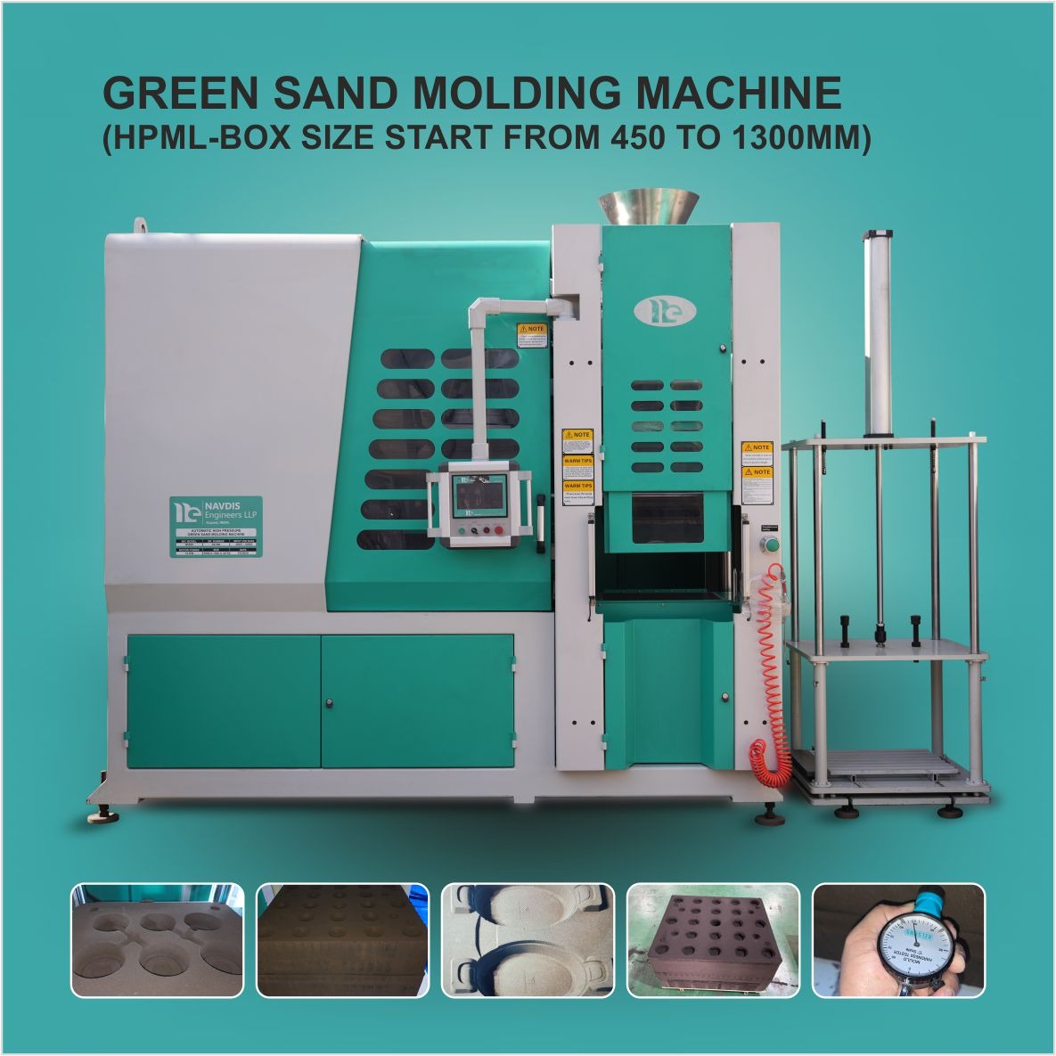 GREEN SAND MOLDING MACHINE